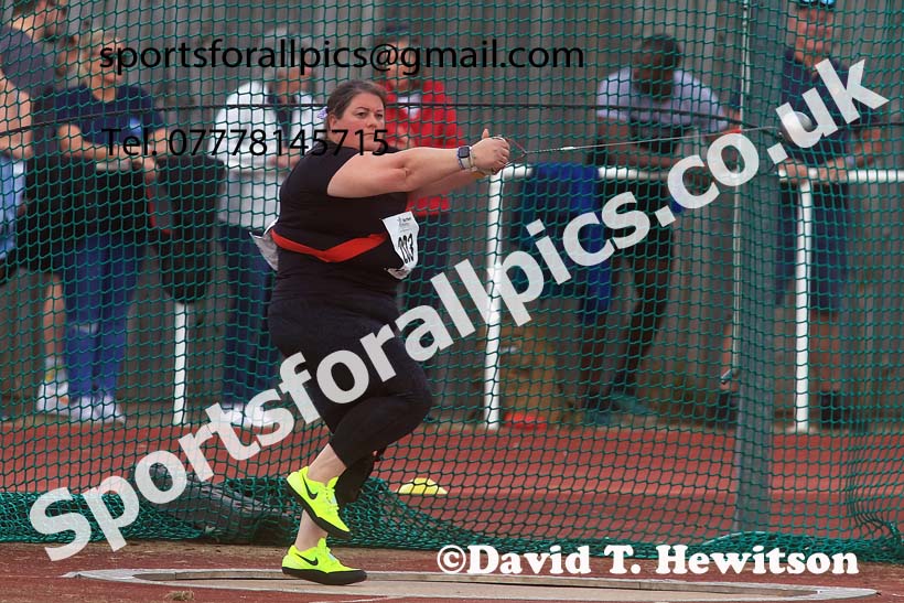 Senior Womens hammer, 2024 Northern Senior and Under-20s Track and Field Champs, Middlesbrough.  Photo: David T. Hewitson/Sports for All Pics